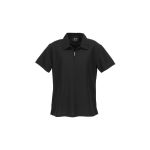 Womens Micro Waffle Short Sleeve Polo