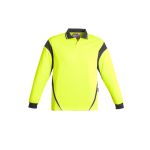 Mens Hi Vis Aztec L/S Polo