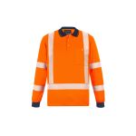 Unisex Hi Vis Segmented X Back NSW Rail Polo