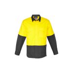 Mens Rugged Cooling Hi Vis L/S Shirt