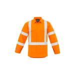 Mens Red Flame Hi Vis X Back Shirt