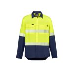 Mens Hi Vis Outdoor Segmented Tape L/S Shirt