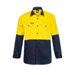 Hi Vis L/S Cotton Work Shirt