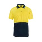 Hi Vis S/S Micromesh Polo With Pocket