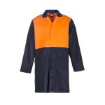Hi Vis L/S Dustcoat With Patch Pockets