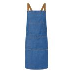 Full Bib Denim Apron With Pocket
