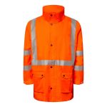 Hi Vis 4-in-1 Waterproof Jacket With X Pattern Tape - NSW Rail Compliant