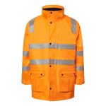 Hi Vis Vic Rail Waterproof Shell Jacket With Tape
