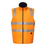 Hi Vis Vic Rail Reversible Vest With Tape