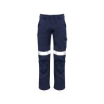 Mens Orange Flame Taped Cargo Pant (Regular)