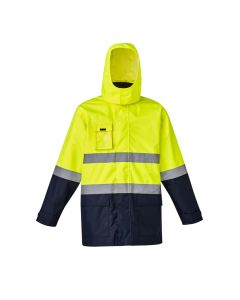 Mens Hi Vis Basic 4 in 1 Waterproof Jacket