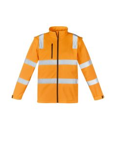Unisex Hi Vis Vic Rail 2 In 1 Softshell Jacket