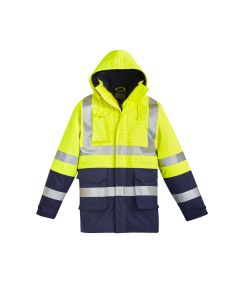 Mens Orange Flame Arc Rated Anti-Static Waterproof Jacket