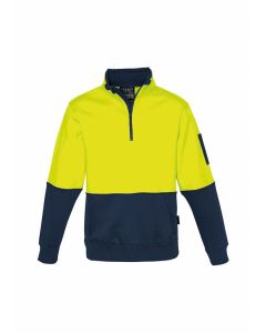 Unisex Hi Vis 1/2 Zip Pullover