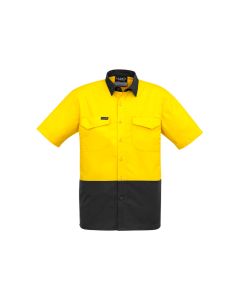 Mens Rugged Cooling Hi Vis S/S Shirt