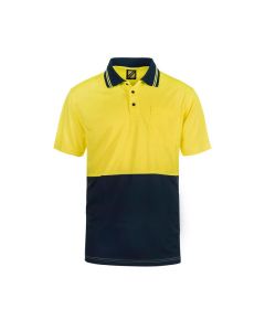 Hi Vis S/S Micromesh Polo With Pocket