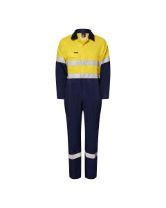 Hivis Lightweight Cotton Coverall With Tape