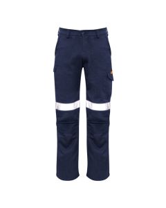 Mens Orange Flame Taped Cargo Pant (Regular)