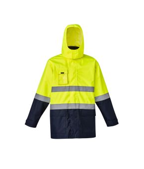 Mens Hi Vis Basic 4 in 1 Waterproof Jacket