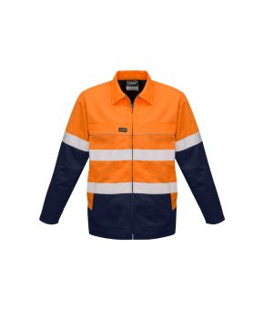 Mens Hi Vis Cotton Drill Jacket