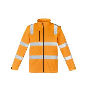 Unisex Hi Vis Vic Rail 2 In 1 Softshell Jacket