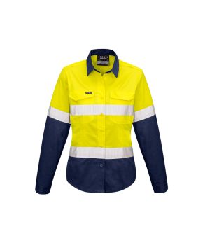 Womens Rugged Cooling Hi Vis Taped L/S Shirt