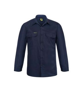 Lightweight L/S Vented Cotton Work Shirt