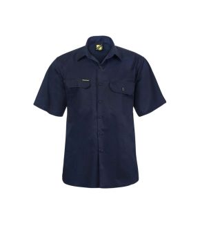 Lightweight S/S Vented Cotton Work Shirt