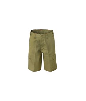 Kids Midweight Cotton Cargo Work Shorts