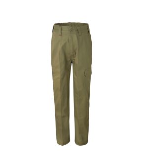 Kids Midweight Cotton Cargo Work Pant