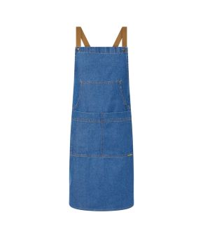 Full Bib Denim Apron With Pocket