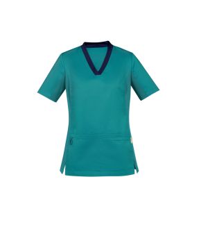Womens Riley Stretch Scrub Top