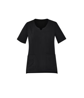 Womens Avery Round Neck Scrub Top