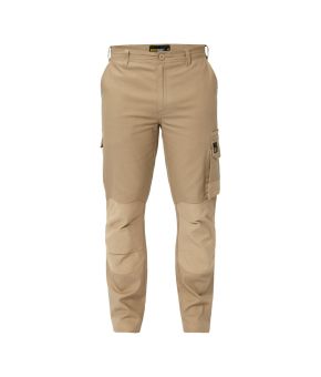 Stretch Cotton Cargo Pants