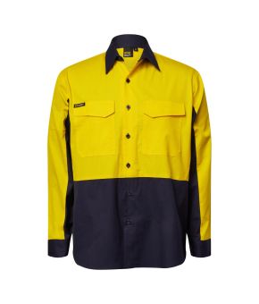 Hivis Lightweight Ripstop L/S Vented Shirt