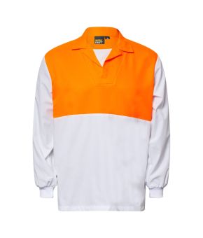 Hivis L/S Food Industry Jacshirt With Modesty Insert