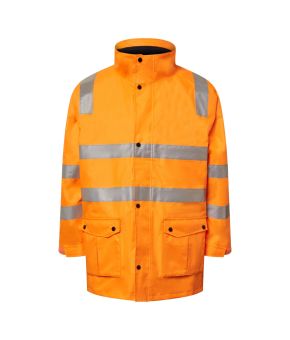 Hi Vis 4-in-1 Vic Rail Waterproof Jacket With Tape
